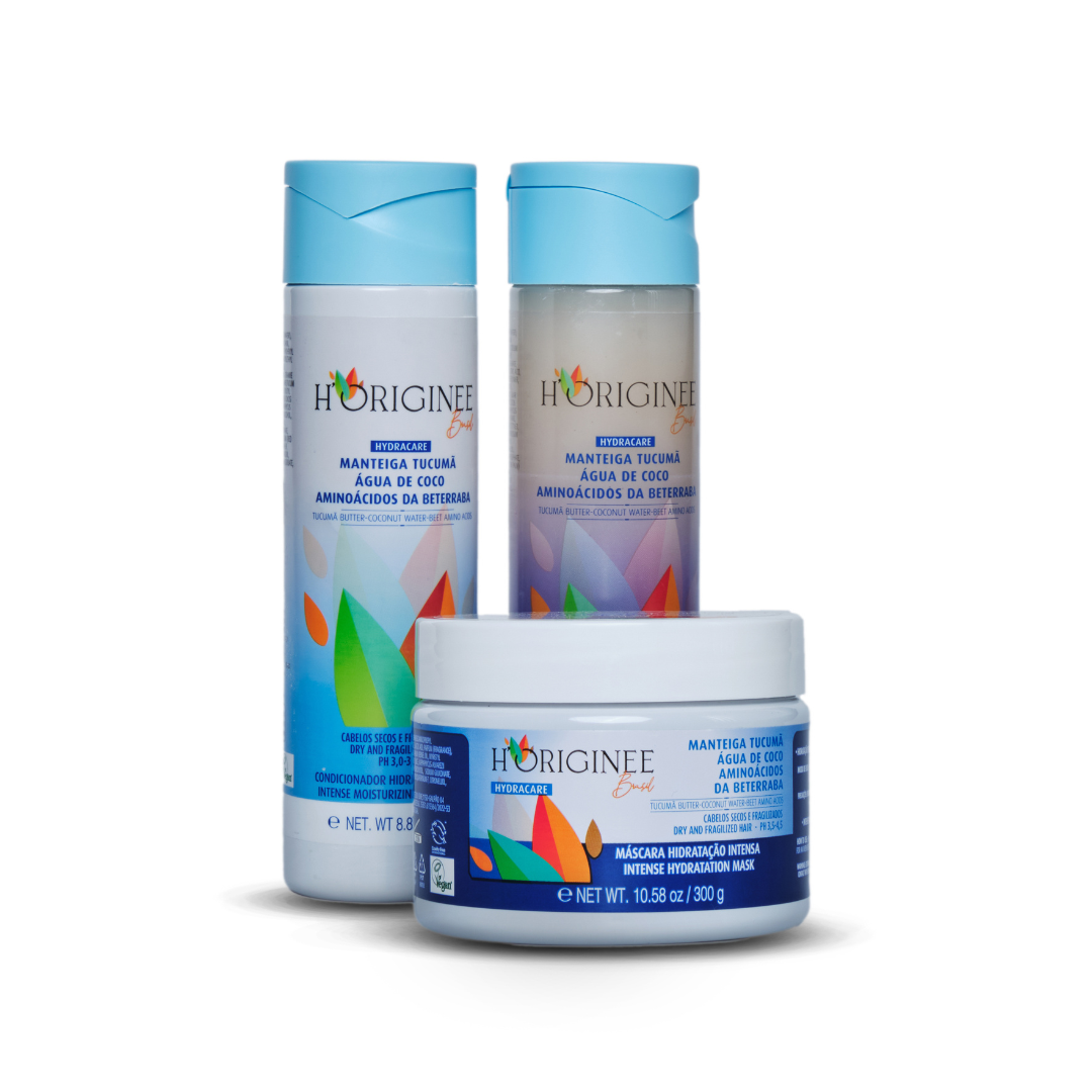 Kit Linha Hydracare - Shampoo, Condicionador e Máscara de Hidratação