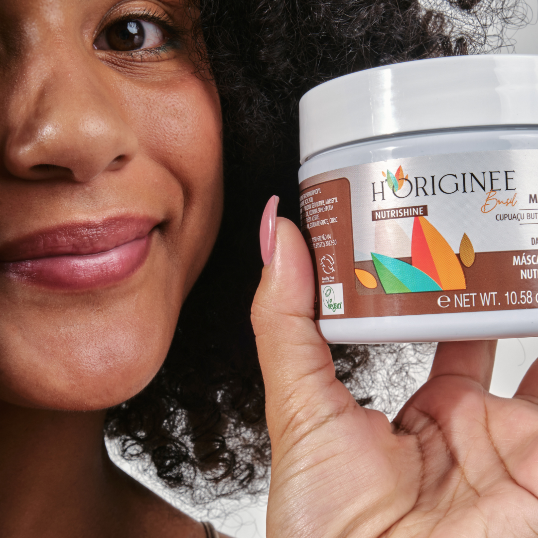 Nutrishine Máscara - Manteiga Cupuaçu, Óleo de Argan e Mel da Batata Yacon - 300g