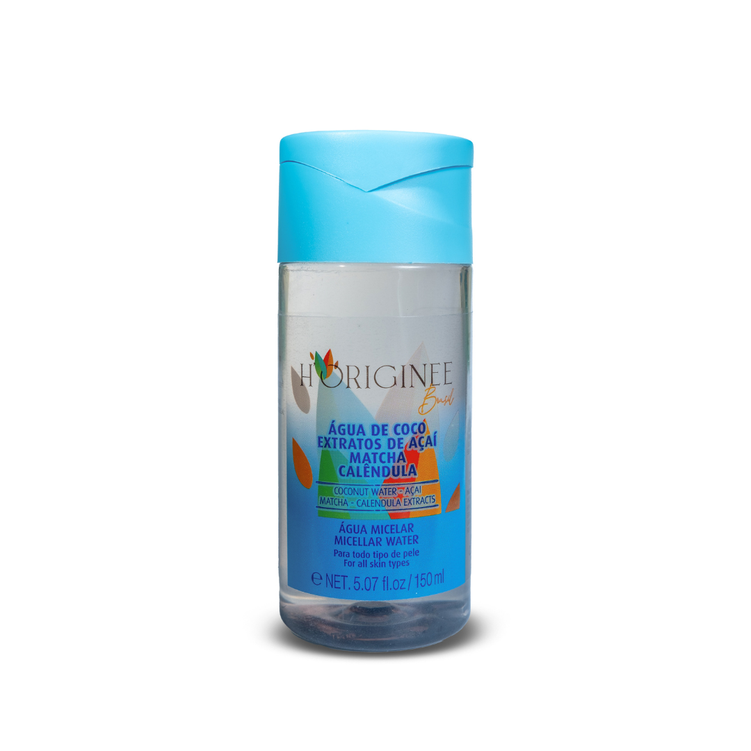 Água Micelar - Água de Coco, Extratos de Açaí, Matcha e Calêndula - 150ml