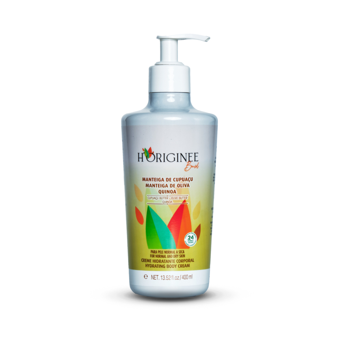 Hidratante Corporal - Manteiga de Cupuaçu, Manteiga de Oliva e Quinoa - 400ml