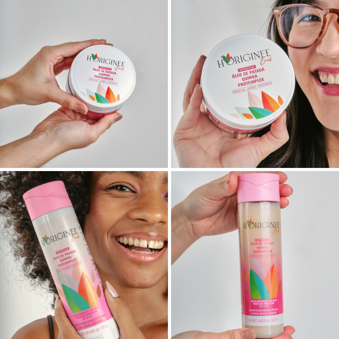 Kit Linha Softrepair - Shampoo, Condicionador e Máscara de Reparação