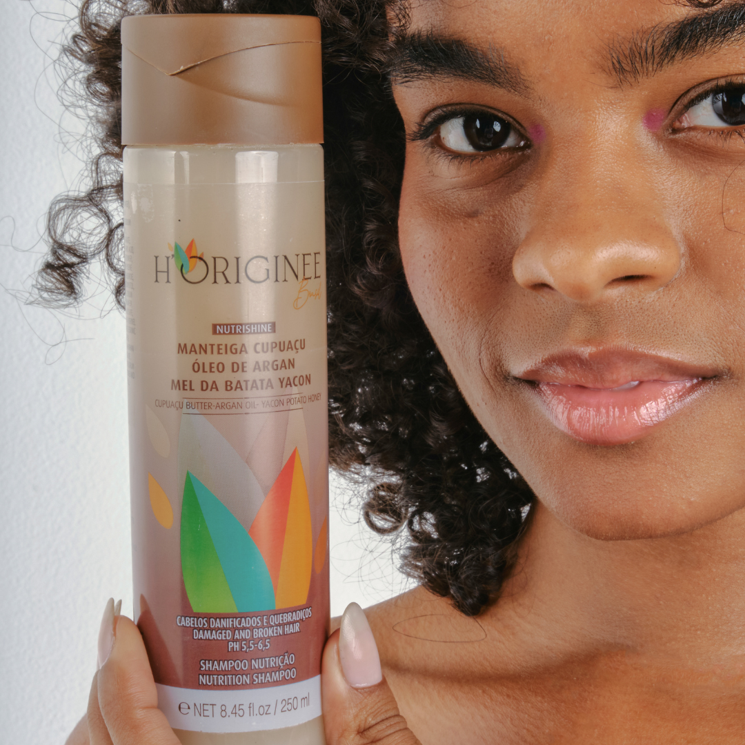 Nutrishine Shampoo - Manteiga Cupuaçu, Óleo de Argan e Mel da Batata Yacon - 250ml
